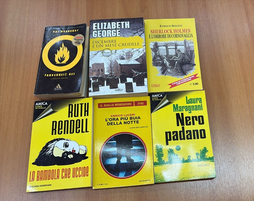 Lotto libri gialli e - libri,