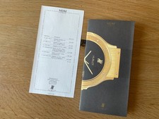 Brochure Hublot Mdm - Classic Fusion Gold - Vintage 1987 - Collezionisti