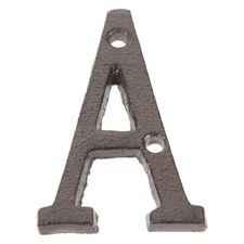  Lettera di casa Lettera di indirizzo in ghisa solida Lettera di casa Lettera di