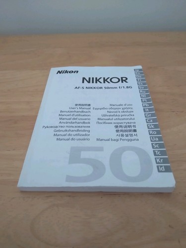 Nikon nikkor 50mm 1 - af-s, f/1.8