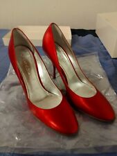 Casadei Scarpe decollete pellame make-up rosso tg 38eur tacco 10cm 