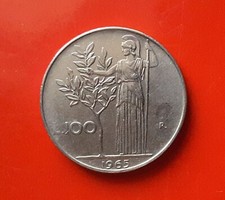 100 LIRE 1965 ERRORE -