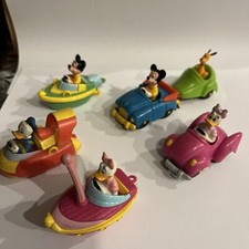 Lotto GADGET  TOPOLINO TOPO AUTO 1993 Paperina, rimorchio con Pluto, Paperino