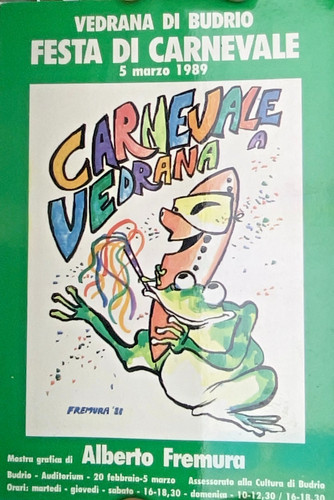 Cartolina vedrana budrio - cartolina, di