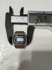 Cassa Watch Juta quartz  Alarm LCD Digital Quartz Vintage Anni 70 