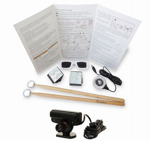 Aerodrums air drum kit - air, con