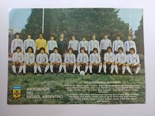Cartolina squadra argentina - squadra,