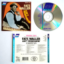 Cd Fats Waller Ain't Misbehavin':25 Greatest Hits Jazz Swing Compact Disc (Z5)