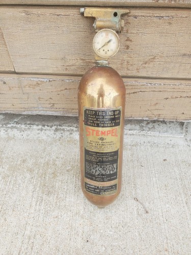 Timbro estintore vintage - , un
