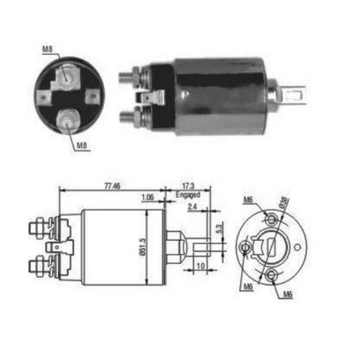 116 elettromagnete motore - 116,