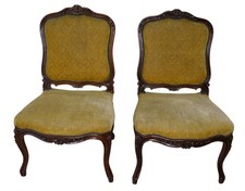 antica coppia di poltrone  Luigi Filippo 1850 in noce massello francese