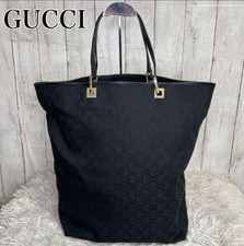 Gucci GG Canvas GG Tote Bag Borsa a mano in pelle con logo