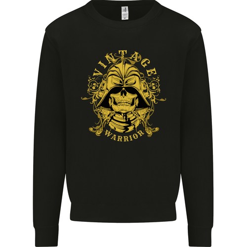 Felpa vintage warrior - warrior, samurai