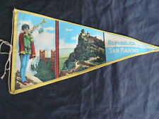 BANDIERINA REPUBBLICA DI SAN MARINO PER VESPA LAMBRETTA FARO BASSO SCOOTER ITALY