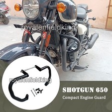 Adatto Per Royal Enfield Shotgun 650 "Paraurti Motore Compatto, Nero"