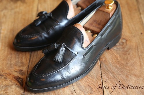 Scarpe mocassini alden - nere, in