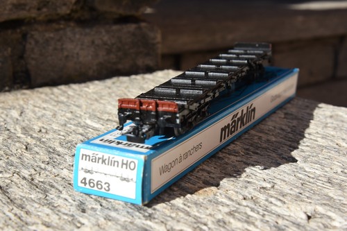 Marklin 4663 vagone pianale - h0,