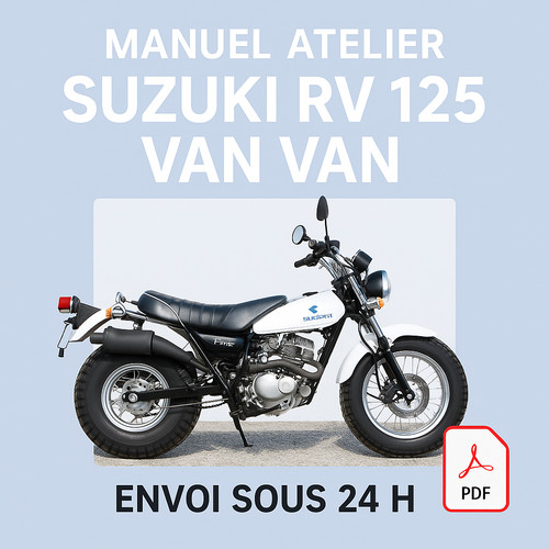 Manuel atelier suzuki 125 - rv,