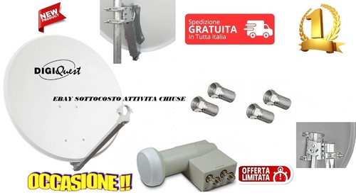 Kit sat parabola acciaio - sat,