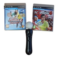 Bundle PS3 Move – Controller Motion Originale + Sports Champions 2 + Top Spin 4