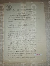 H8749 DOCUMENTO ANTICO 1866