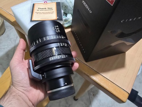 Samyang xeen 135mm 2 - xeen, t2.2