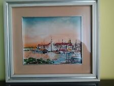 Dipinto marina -Porto Saint