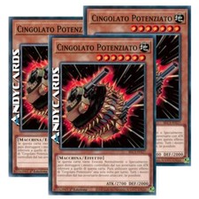 3x CINGOLATO POTENZIATO • (Powered Crawler) • Comune • BLC1 IT127 • 1Ed • Yugioh
