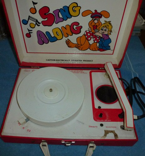 Giradischi giocattolo vintage