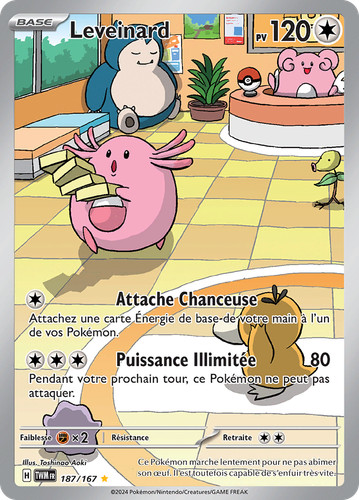 Carte pokémon leveinard - carte,