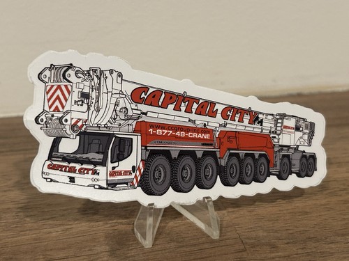 Adesivo capital city crane - adesivo,