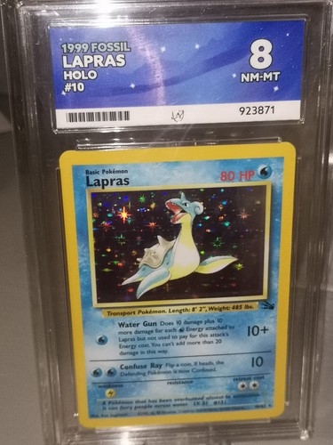 1999 fossil lapras pokemon - fossil,