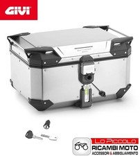 GIVI TREKKER OBKEV58A VALIGIA MONOKEY 58 LT IN ALLUMINIO NATURALE CON SERRATURA