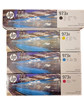 SET 4 CARTUCCE ORIGINALI HP 973X PageWide Pro SCADENZA 2027