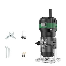 Utensile Router Legno Tagliabordi Elettrico Manuale Fresa Laminato Incisione Macchina Manuale