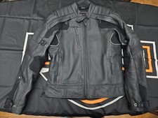 giubbino in pelle uomo tg M originale harley FXRG nuovo con protezioni
