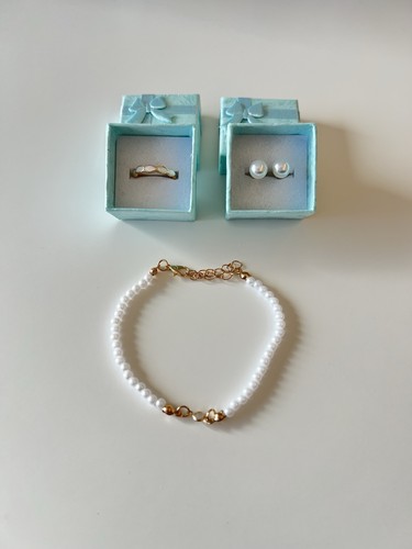 Set dolcissimo con perle - set,