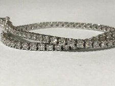 Bracciale tennis oro bianco - bracciale,