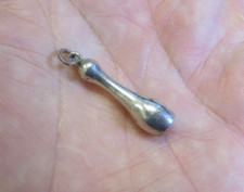 CIONDOLO IN ARGENTO 835 - FORMA BIRILLO DEL BOWLING