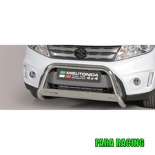 Misutonida EC/MED/386/IX Bull-Bar omologata INOX diam.63 per SUZUKI Vitara 15>