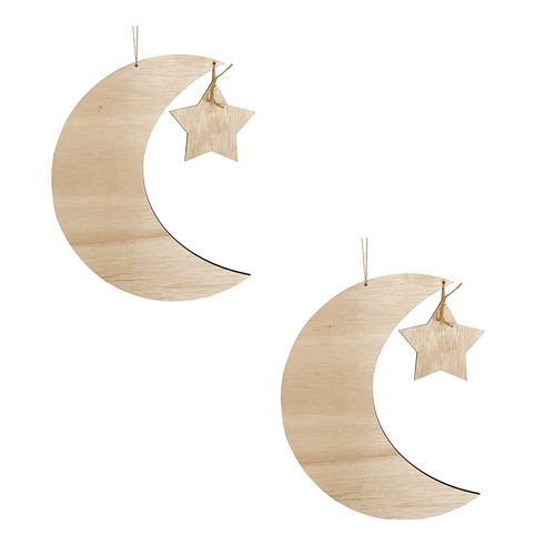 Set vassoio legno ramadan - 2, in