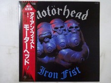 Motorhead Iron Fist Bronze VIP-6824 Japan  VINYL LP OBI