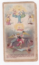 SANTINO ANTICO SANTA LEGA EUCARISTICA SERIE COMUNE N° 223 MOLTO ROVINATO