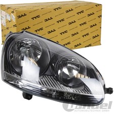 TYC FARI ANTERIORI DESTRO NERO Per VW GOLF 5 1K5 JETTA 3 1K2 Con LWR