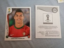 Panini World Cup 2014 World Cup WC 14 Cristiano Ronaldo CR7 Portogallo n.523 #523 mint
