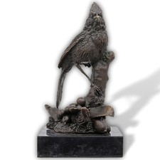 Scultura in bronzo uccellino