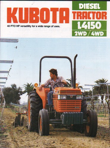 Foglietto brochure trattore
