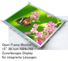 DISPLAY MONITOR OPEN FRAME 15"