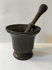 Mortaio a campana con pestello - bronzo - XVIII-XIX sec. - bella patina!