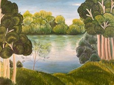 Pittura Olio su Tela Abram